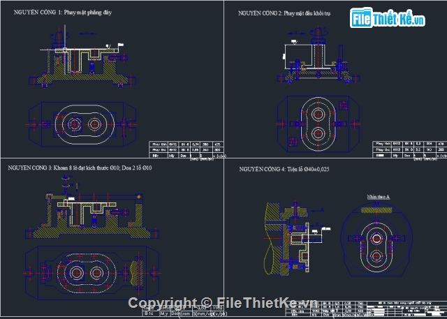 đồ án công nghệ chế tạo máy chi tiết nắp bơm,chi tiết nắp bơm,cad chi tiết nắp bơm